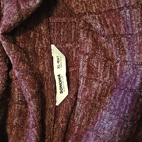 NWT Sonoma Maternity Maroon Sweater XL-Maternity - Picture 4 of 8